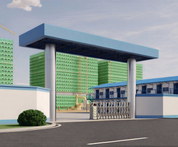 Modern Building Appearance-ID:367892987