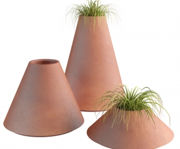 Modern Potted Green Plant-ID:343111041