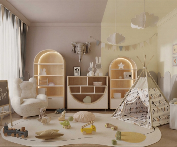 Modern Children's Room Activity Room-ID:174484979