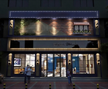 New Chinese Style Facade Element-ID:533102048
