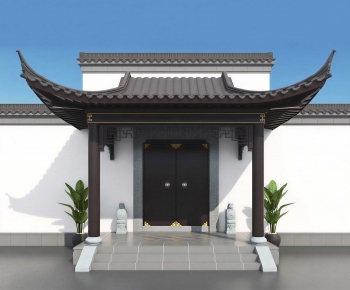 Chinese Style Facade Element-ID:418096072