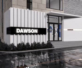 Modern Facade Element-ID:961797005