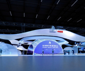 Modern Exhibition Hall-ID:127320335