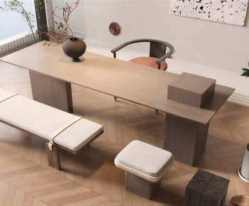 Modern Office Desk And Chair-ID:734333041