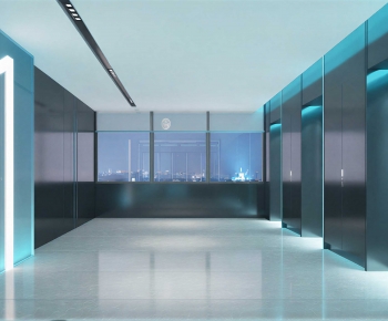 Modern Office Elevator Hall-ID:308667901