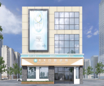 Modern Facade Element-ID:778146985