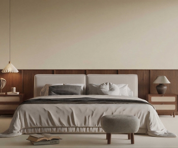 Modern Double Bed-ID:276228908