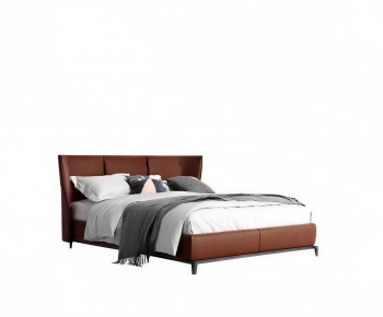 Modern Double Bed-ID:135288959