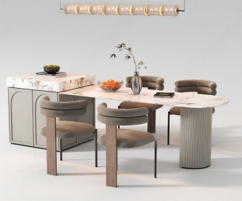 Modern Dining Table And Chairs-ID:573987015