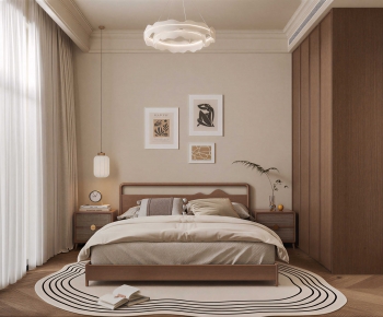 Wabi-sabi Style Bedroom-ID:204175954