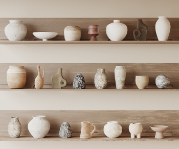 Wabi-sabi Style Clay Pot-ID:708210521