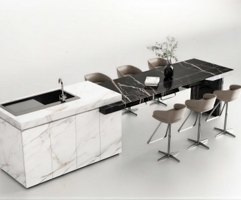 Modern Dining Table And Chairs-ID:338362938