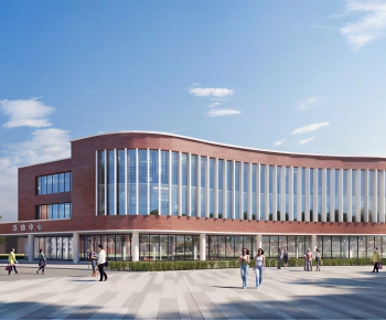 Modern Appearance Of Commercial Building-ID:588030102