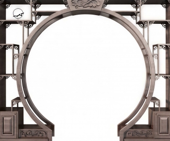 New Chinese Style Decorative Frame-ID:348628045