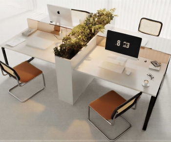 Modern Office Desk And Chair-ID:248543021