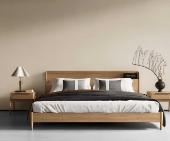 Modern Double Bed-ID:872270114