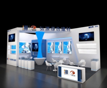 Modern Exhibition Hall-ID:525984056