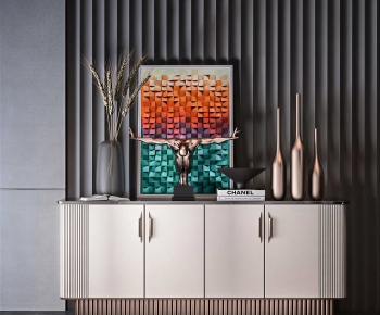 Modern Side Cabinet/Entrance Cabinet-ID:259399483