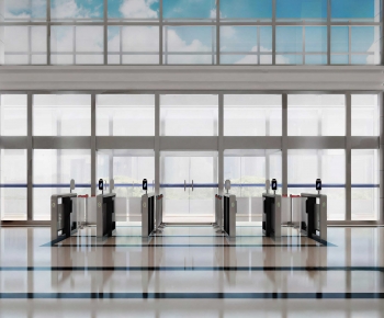 Modern Office Reception Desk-ID:774456026