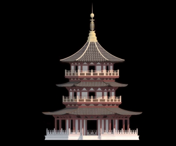 Chinese Style Ancient Architectural Buildings-ID:113101965
