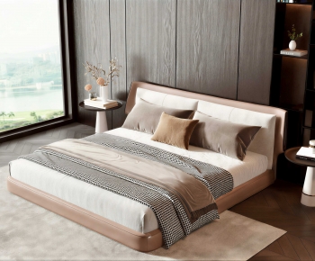 Modern Double Bed-ID:272341013