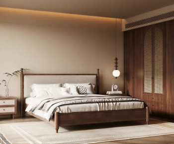 Wabi-sabi Style Bedroom-ID:479264973
