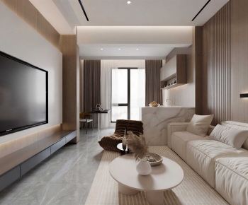 Modern A Living Room-ID:864209894