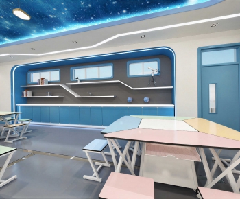 Modern School Classrooms-ID:903074985