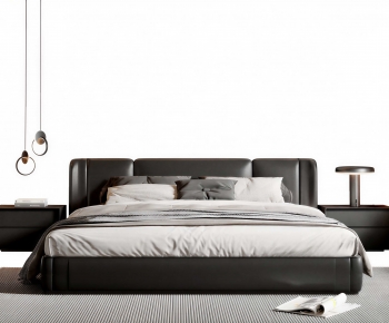 Modern Double Bed-ID:304553993
