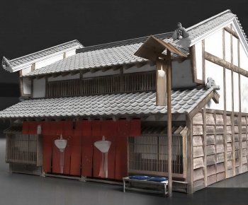 Japanese Style Appearance Of Commercial Building-ID:465620996