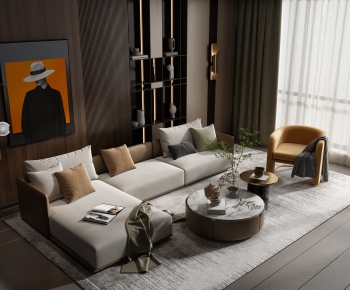 Modern A Living Room-ID:693118107