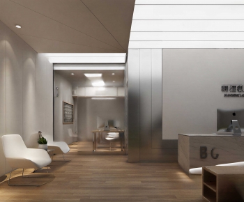 Modern Office Reception Desk-ID:620129122