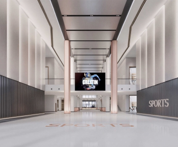 Modern Office Reception Desk-ID:183367979