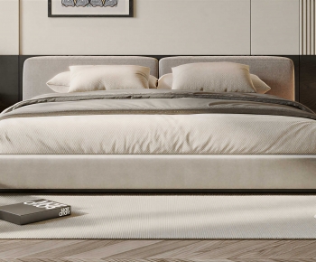 Modern Double Bed-ID:422044048