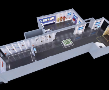 Modern Bird 's-eye View Of Office-ID:447002896