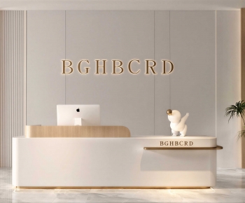 Modern Reception Desk-ID:373047112