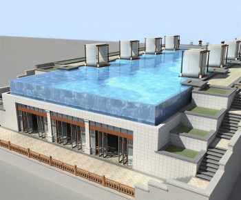 New Chinese Style Appearance Of Commercial Building-ID:739877946