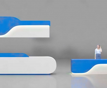 Modern Reception Desk-ID:987755066