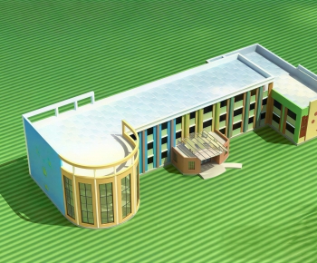 Modern School Building-ID:831723937