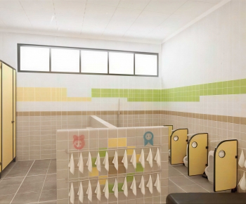 Modern Children's Restroom-ID:520730973