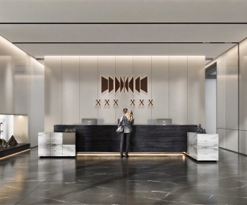 Modern Office Reception Desk-ID:165484918