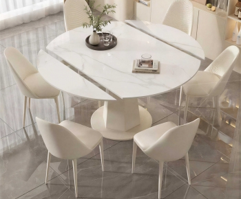 Modern Dining Table And Chairs-ID:416789058