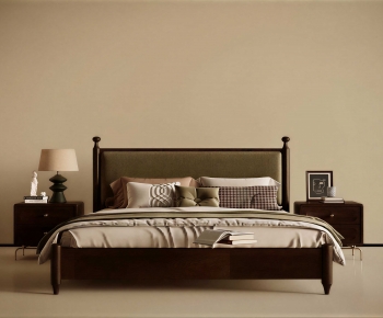 Modern Double Bed-ID:888165004