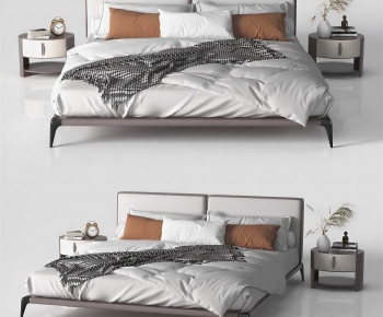 Modern Double Bed-ID:188074115