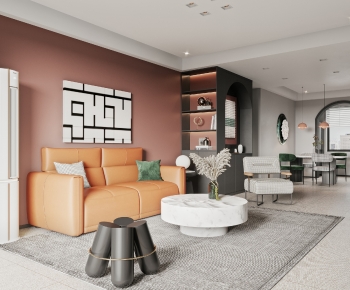 Modern A Living Room-ID:705869212