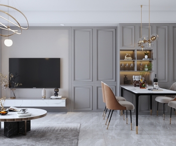 Modern Dining Table And Chairs-ID:786741971