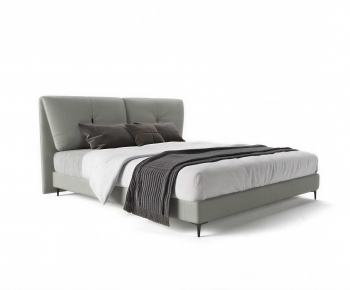 Modern Double Bed-ID:347070749