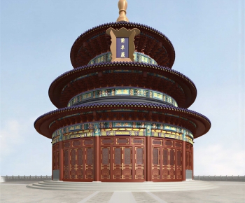 Chinese Style Ancient Architectural Buildings-ID:528841027