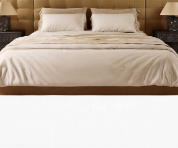 Modern Double Bed-ID:606009965