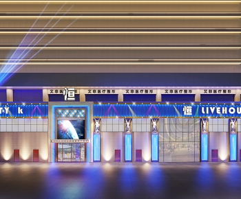Modern Facade Element-ID:765380947